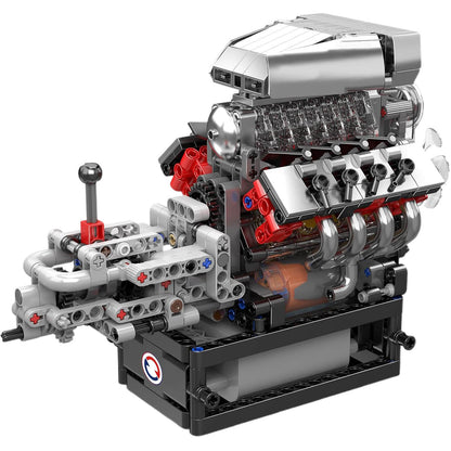 Iconic V8 Supercharged Engine | 854pcs
