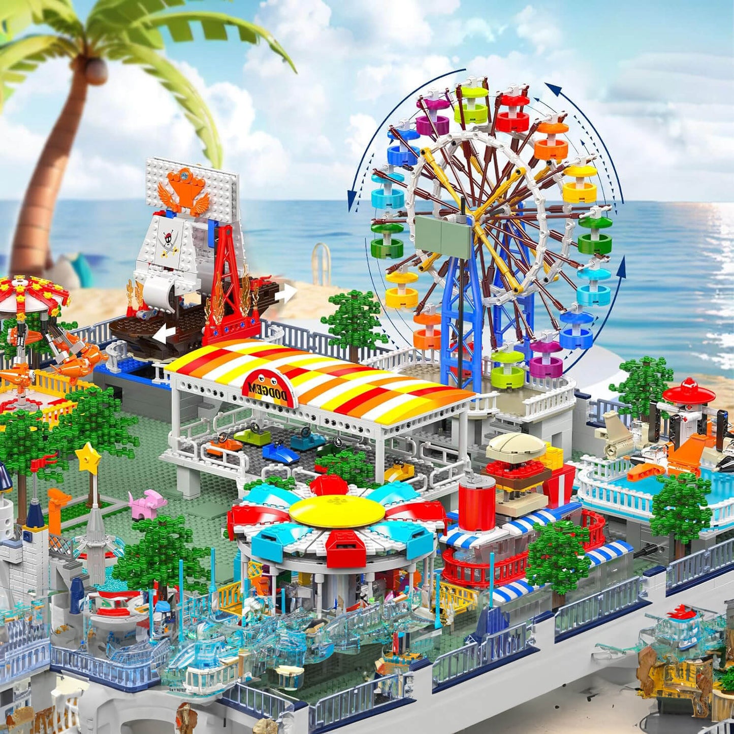 Motorized Amusement Park - Ultimate Edition | 5219pcs