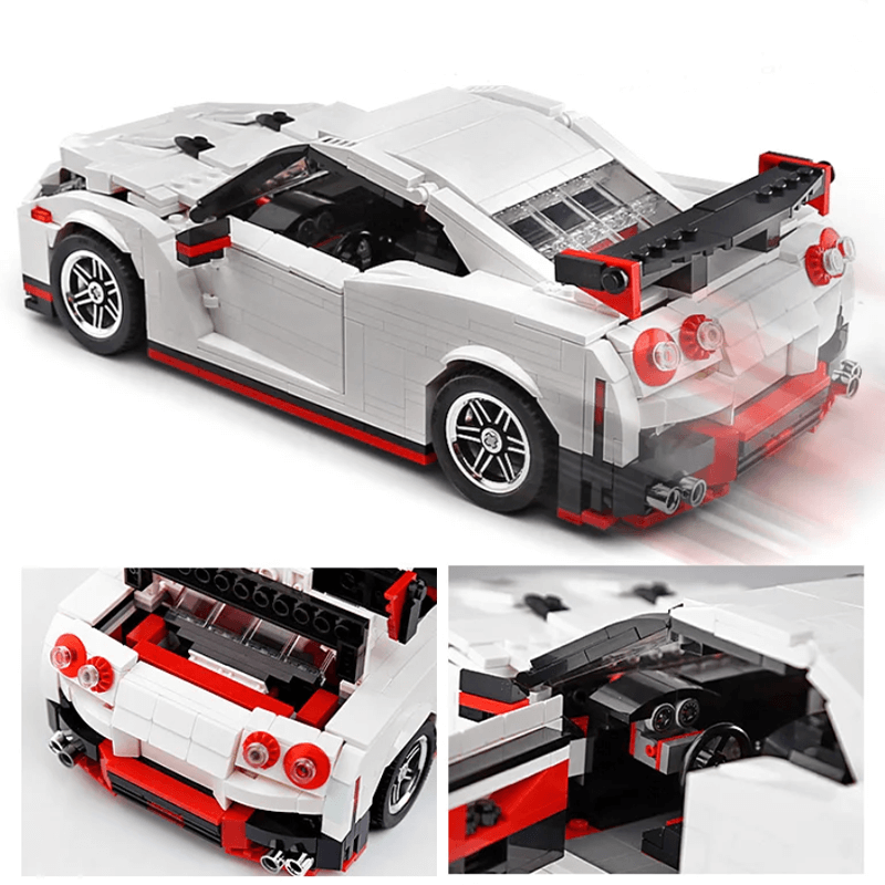 R35 GTR Godzilla White | 1024pcs