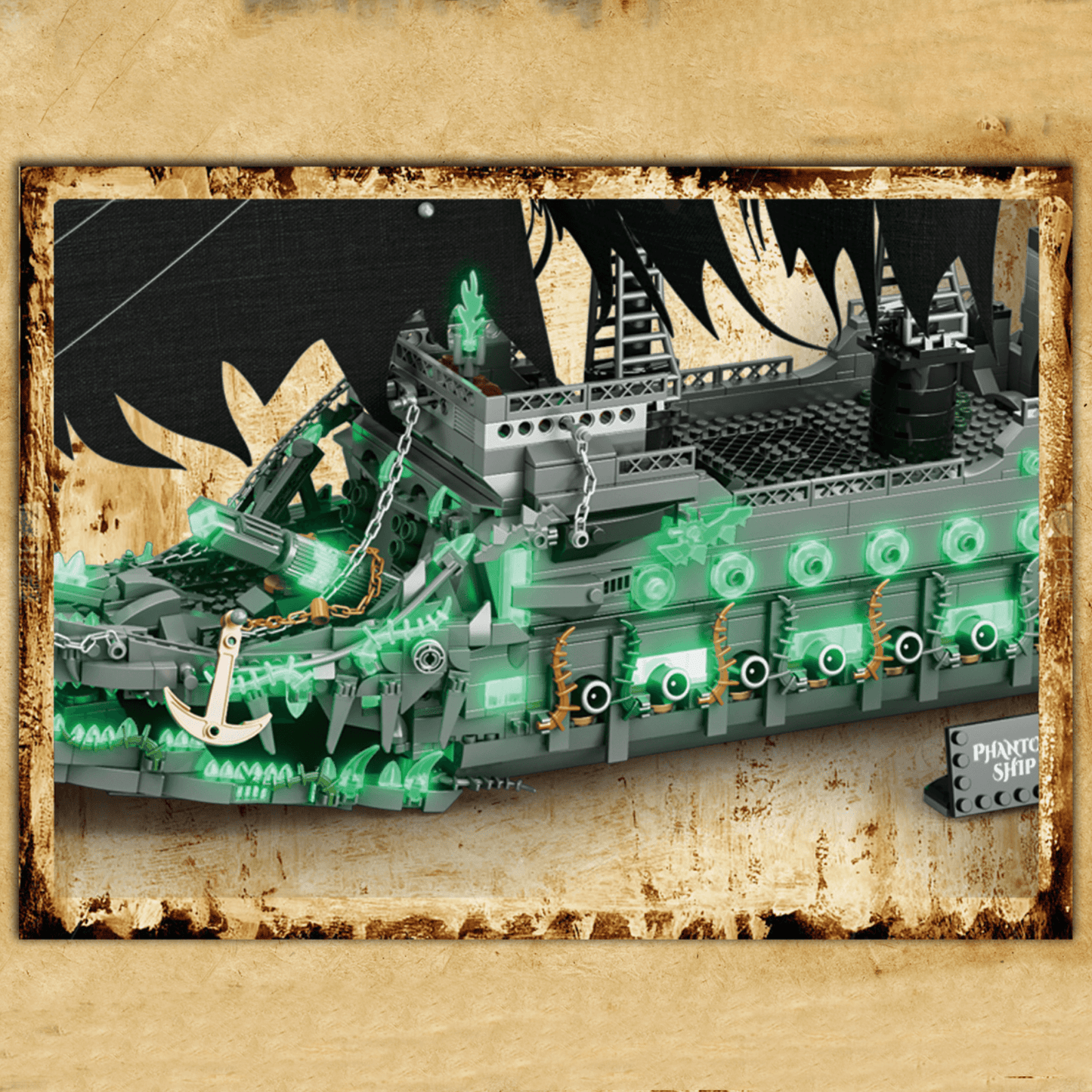 Glow-In-The-Dark Ghost Ship | 1993pcs
