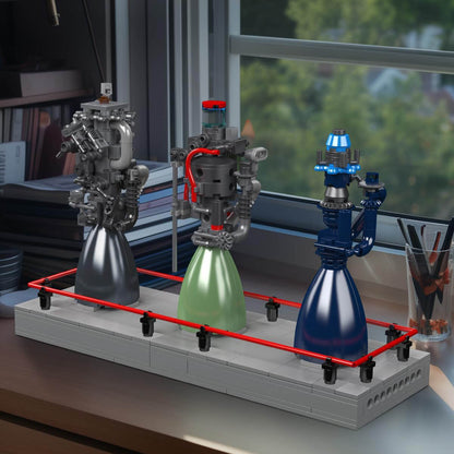 Methalox Rocket Engine Display | 495pcs