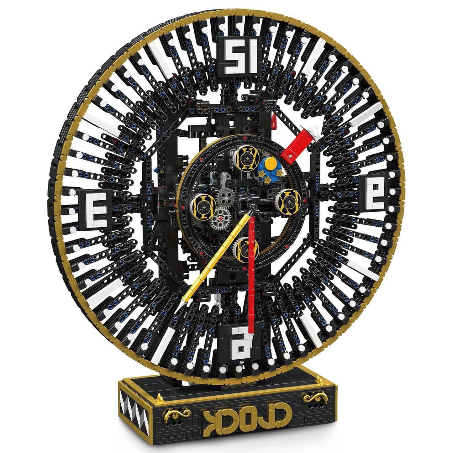 Motorized Steampunk Mechanical Clock | 3674pcs