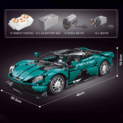 British Valhalla Hypercar Remote Control | 2110pcs