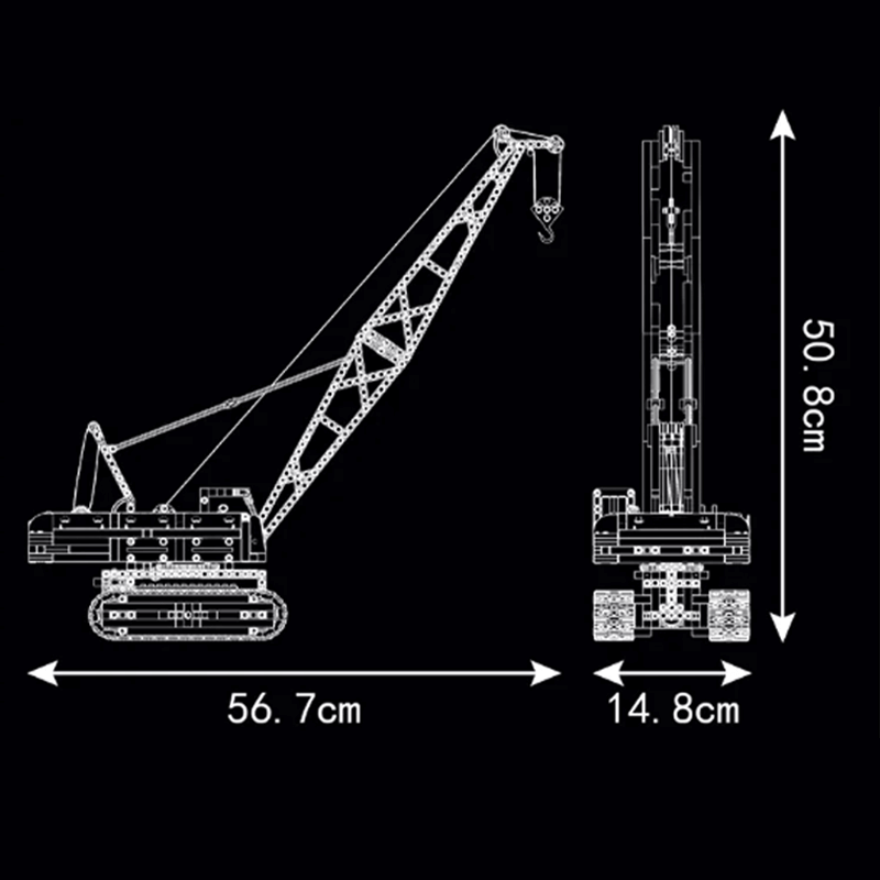 Dragline Excavator Remote Control | 1291pcs