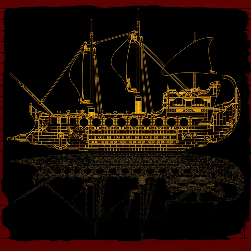 Ancient Viking Warship | 2072pcs