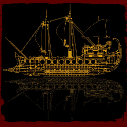 Ancient Viking Warship | 2072pcs