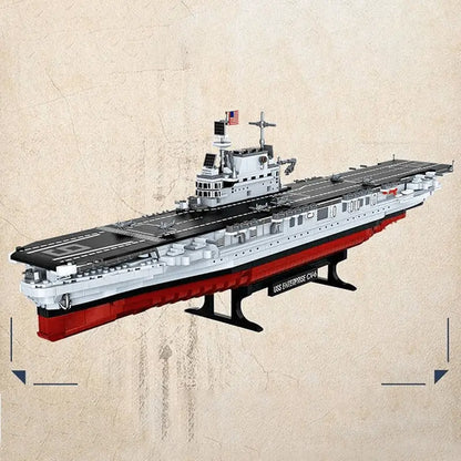 The USS CV-6 Enterprise Battleship | 1883pcs