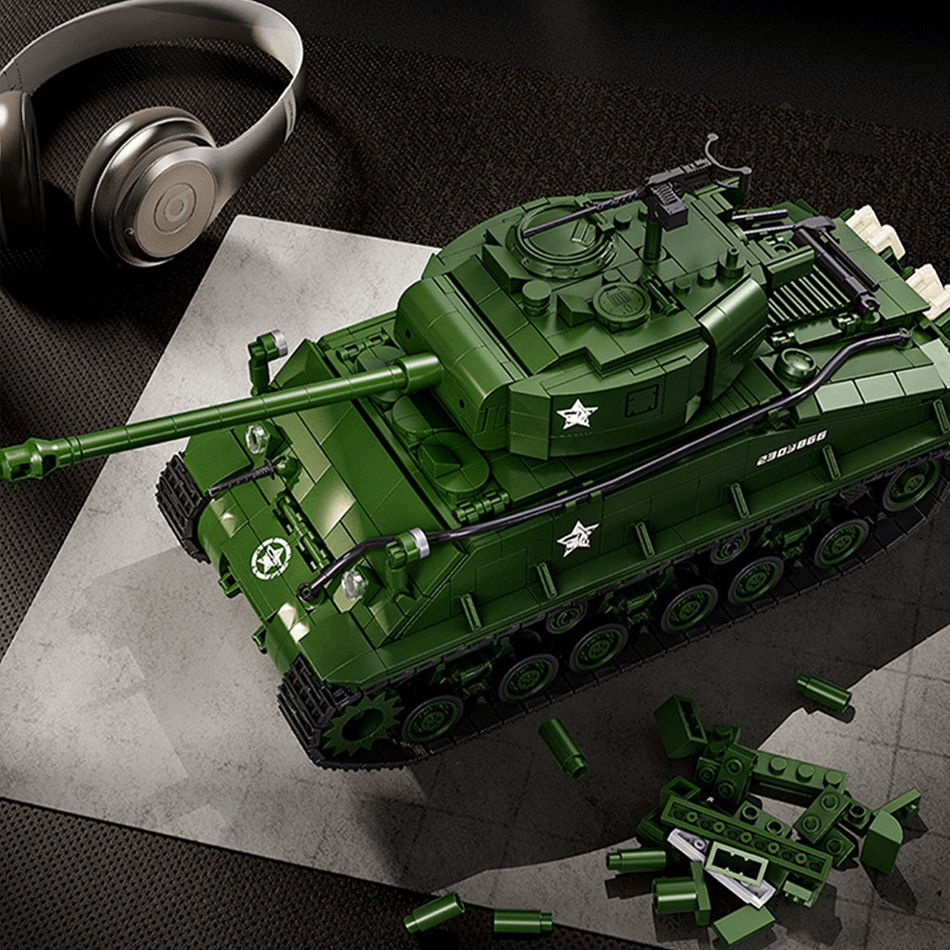 M4 Sherman Battle Tank | 1681pcs