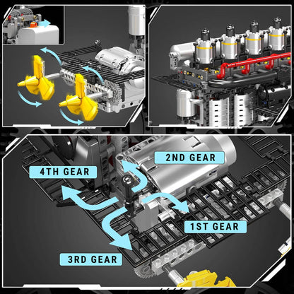 Marine Twin-Prop Diesel Engine | 3221pcs