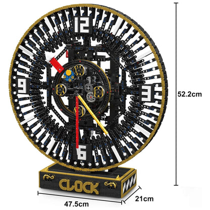 Motorized Steampunk Mechanical Clock | 3674pcs