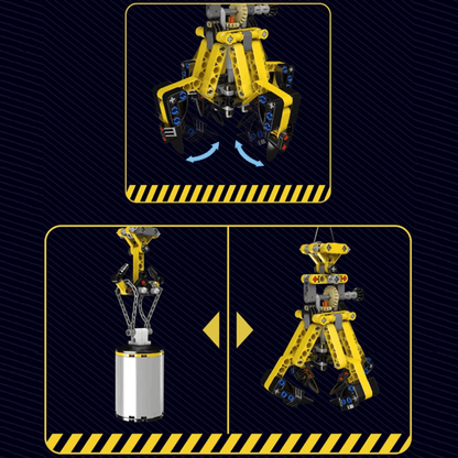 Urban Construction Crane Remote Control | 1730pcs