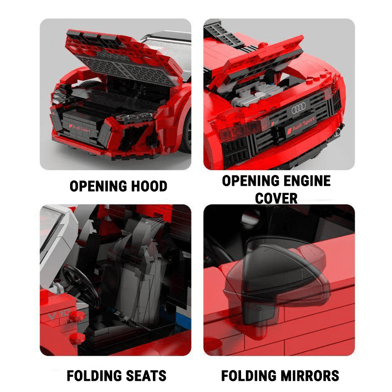 Audi R8 Spyder | 1439pcs
