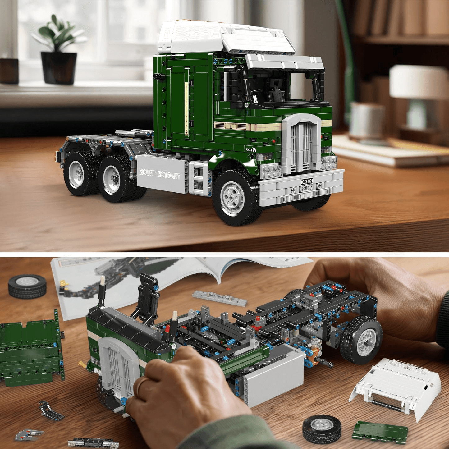70s Cabover Truck Remote Control | 2180pcs