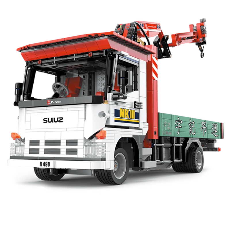 Truck With Crane Remote Control | 1476pcs