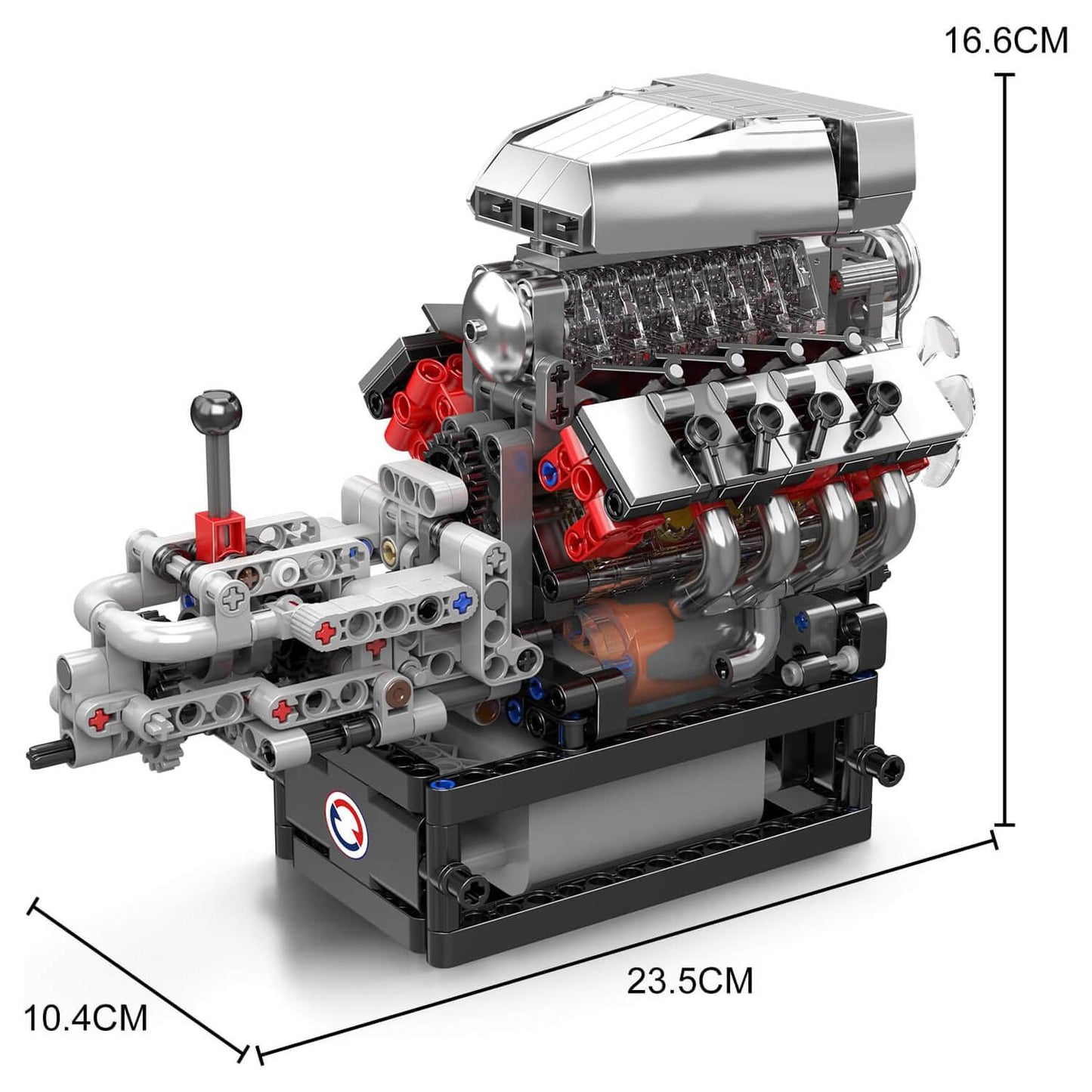 Iconic V8 Supercharged Engine | 854pcs