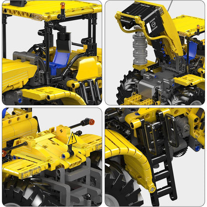 Yellow Tractor Remote Control | 1299pcs