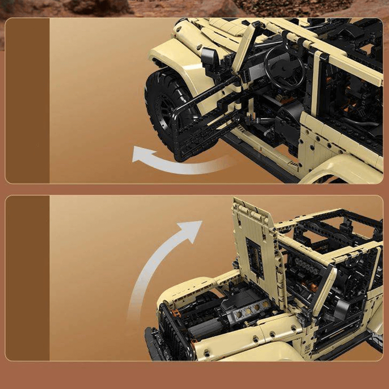 All-Terrain Wrangler Sahara 4x4 | 3620pcs