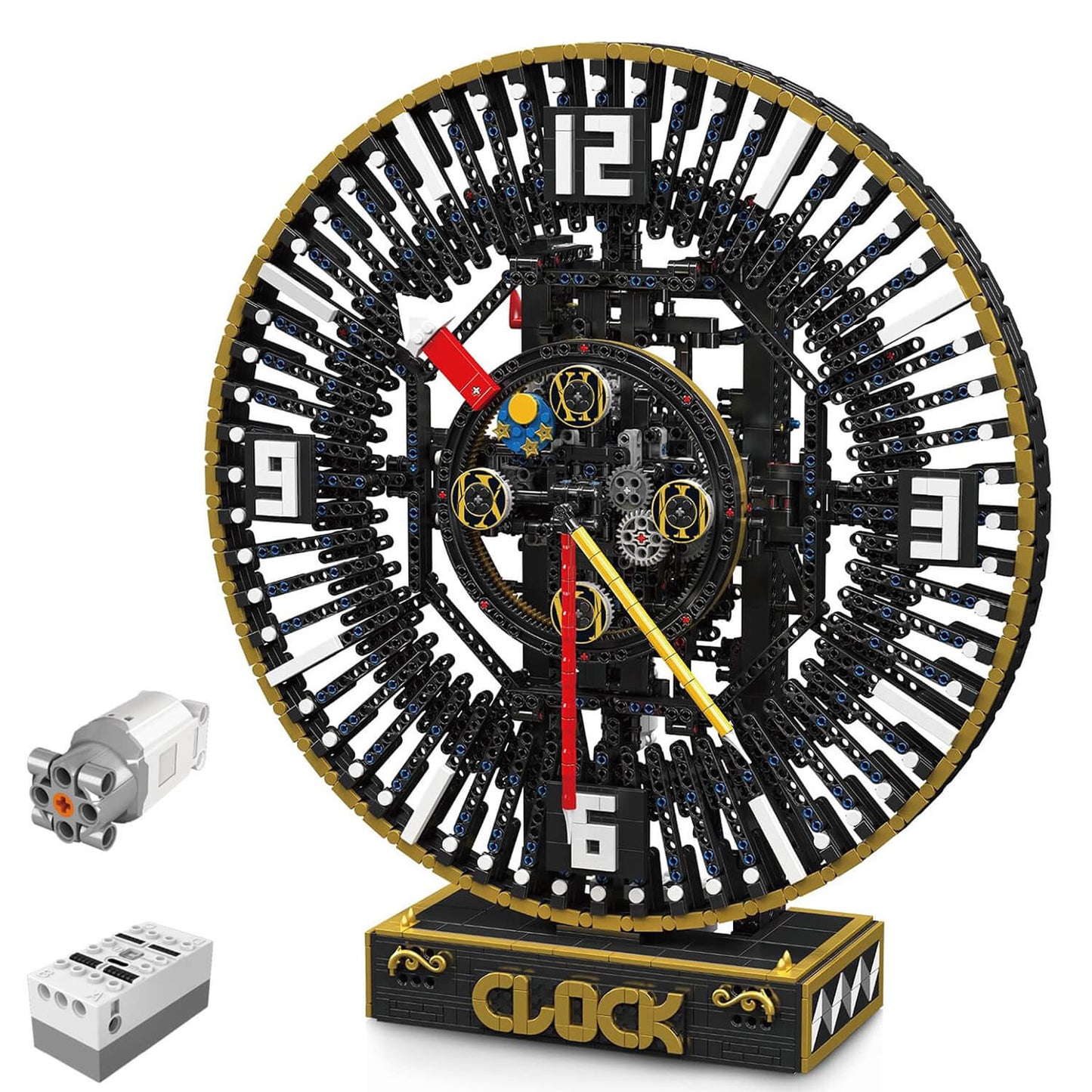 Motorized Steampunk Mechanical Clock | 3674pcs