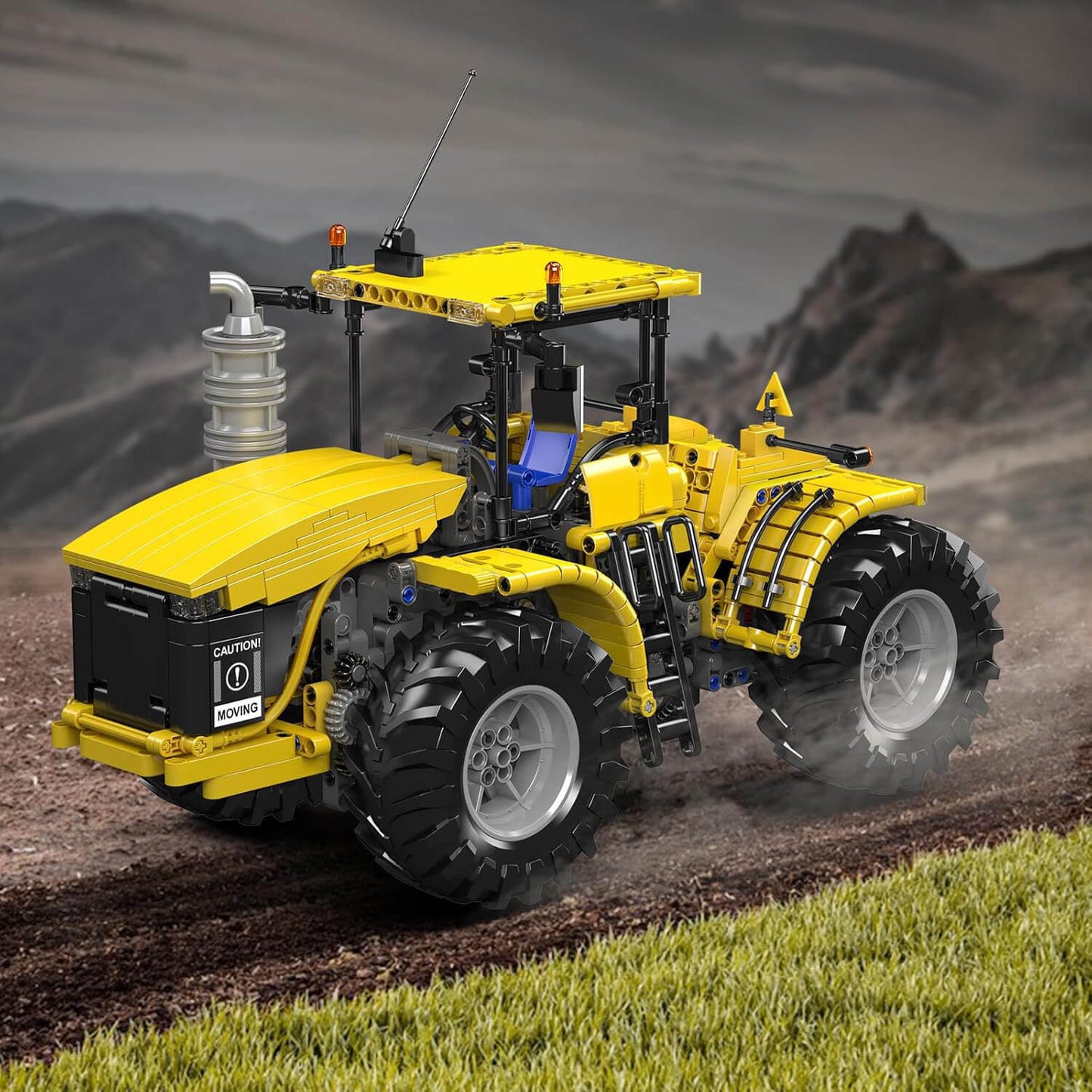 Yellow Tractor Remote Control | 1299pcs