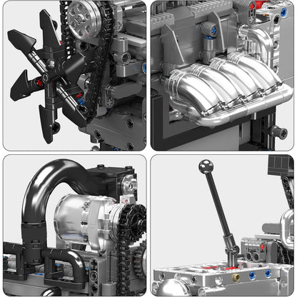 Motorized Rotary Engine | 1129pcs