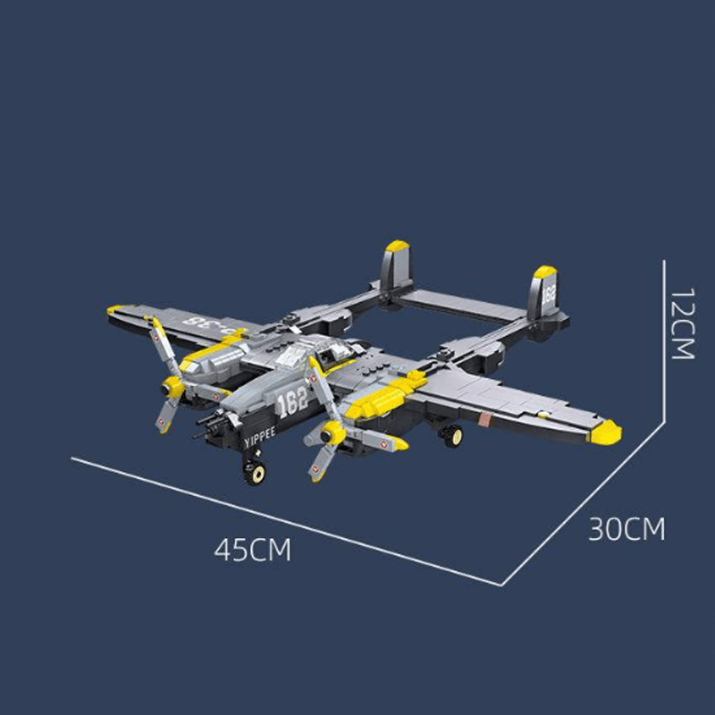 P-38 Lightning Fighter | 936pcs