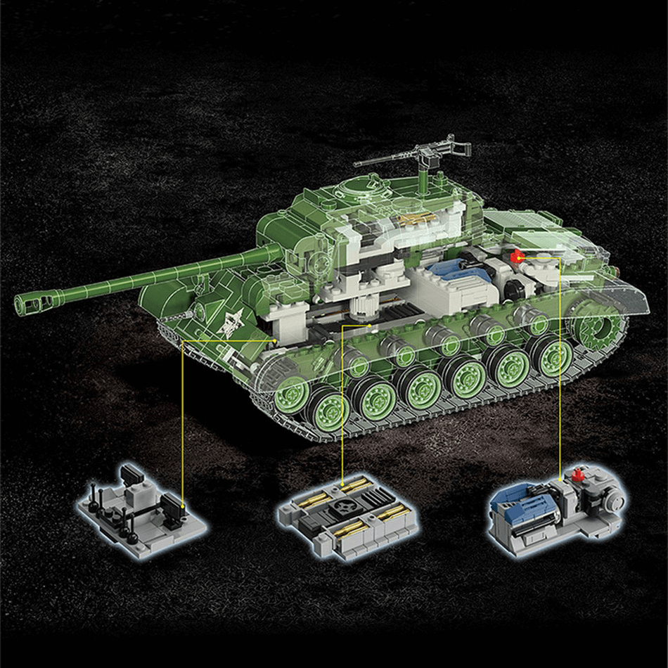 M26 Pershing Heavy Tank | 1702pcs