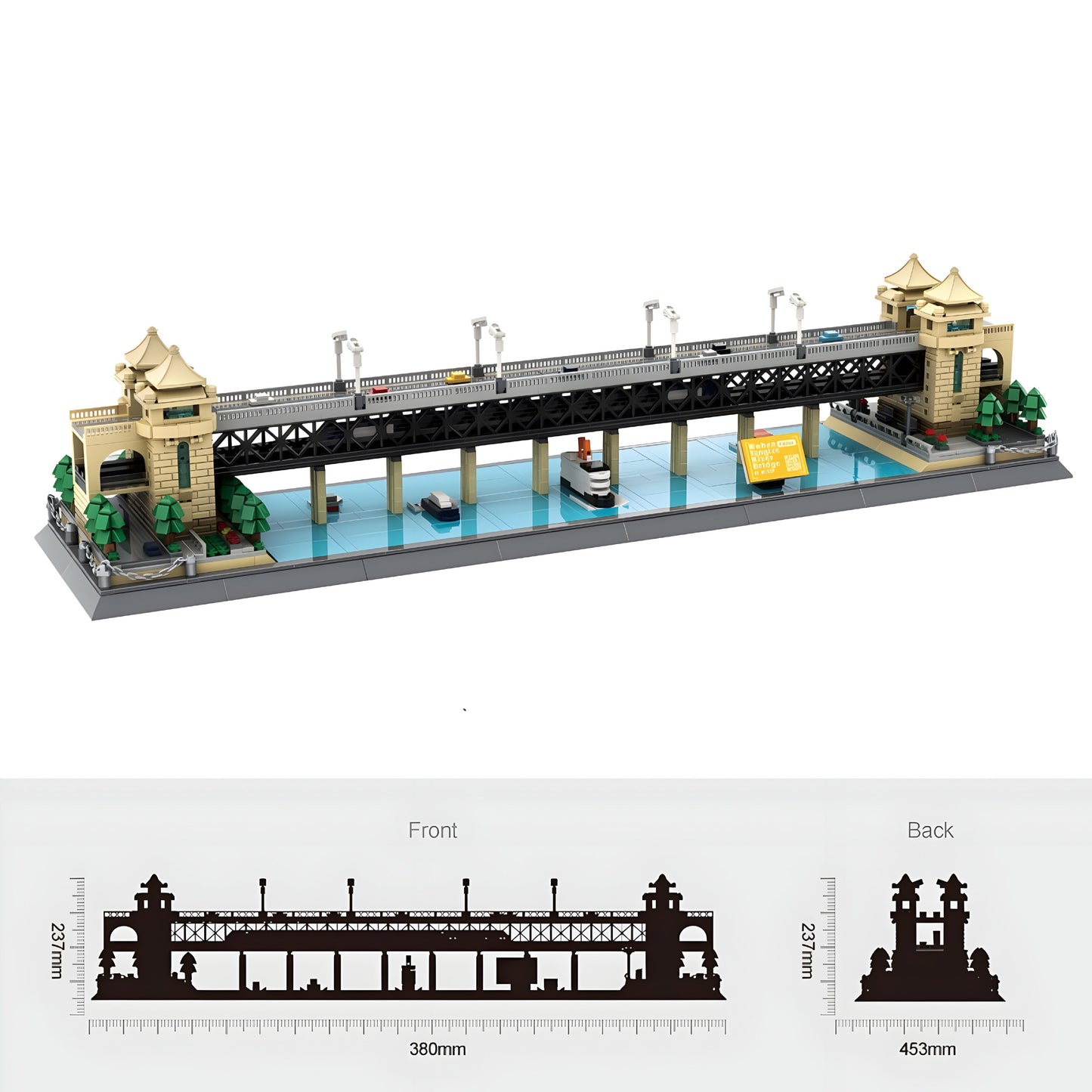 Wuhan Yangtze River Bridge | 1454pcs