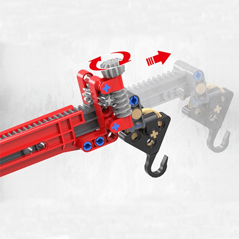 Truck With Crane Remote Control | 1476pcs