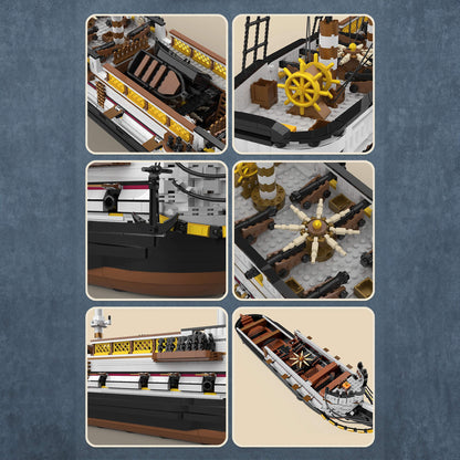 Imperial Era Warship | 3554pcs