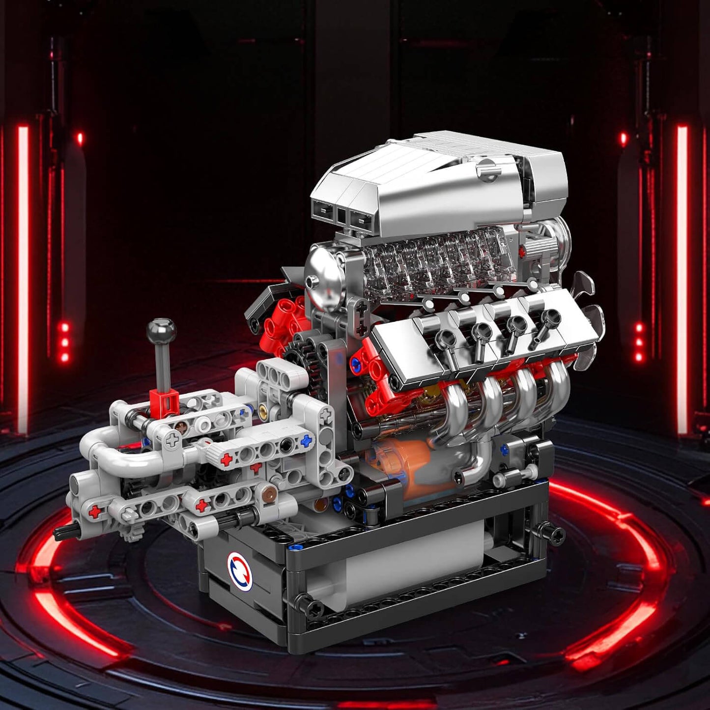 Iconic V8 Supercharged Engine | 854pcs
