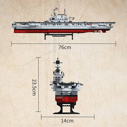 The USS CV-6 Enterprise Battleship | 1883pcs