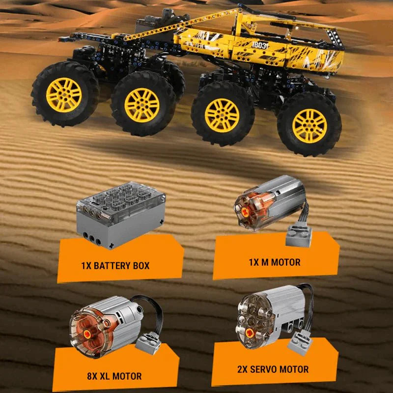 8-Wheel Drive Off-Roader | 1961pcs