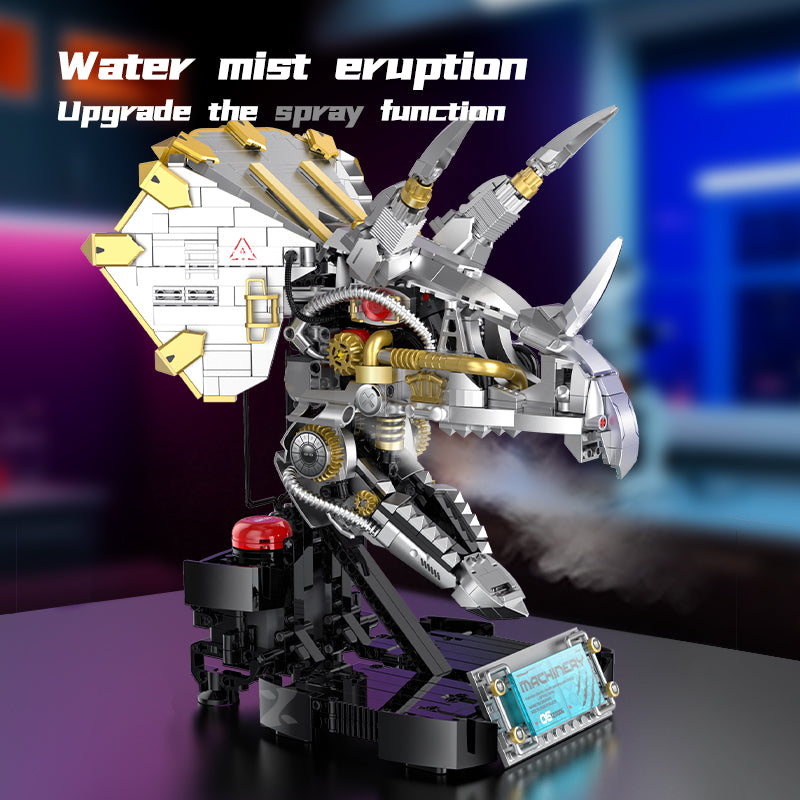 Cyber Triceratops Head | 928pcs