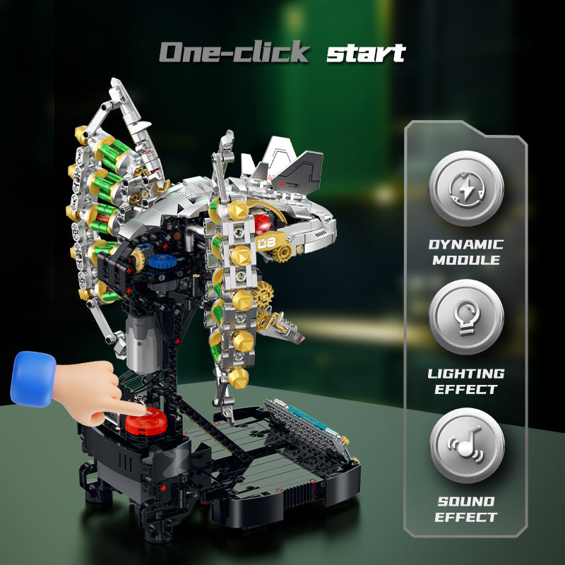 Cyber DinoMecha Head | 954pcs