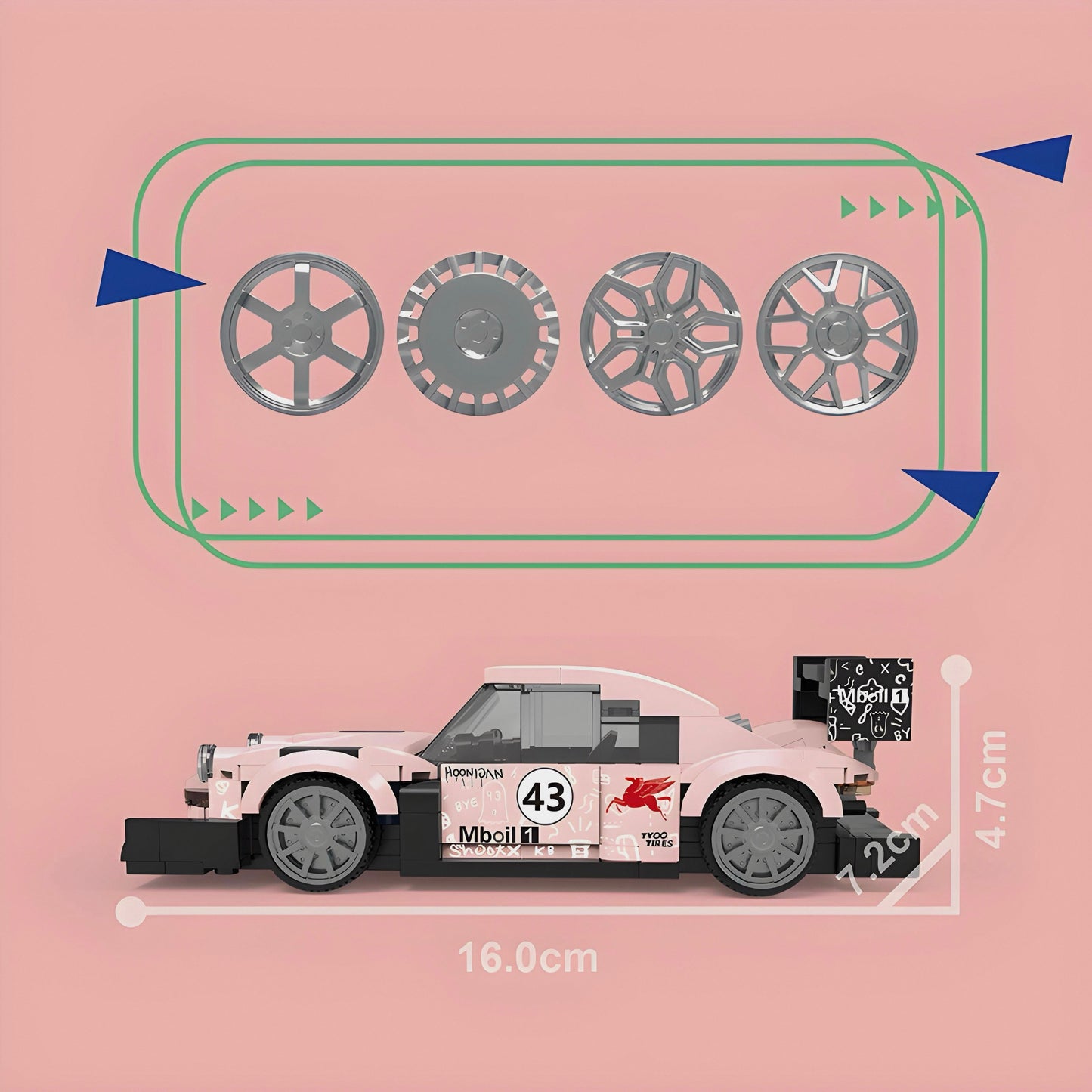 Ken Block's 1400HP Hoonipigasus | 348pcs