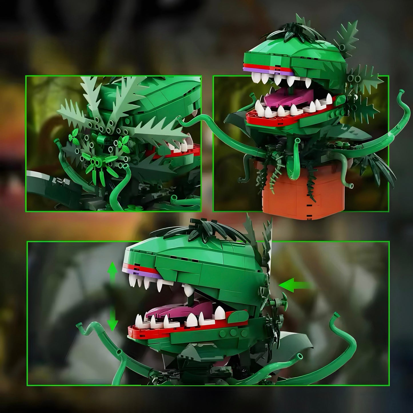 Carnivorous Audrey II Plant | 487pcs