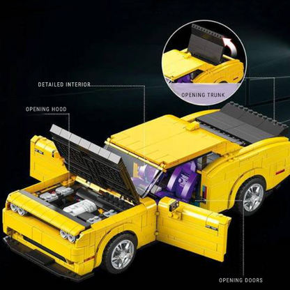 Powerful American Muscle Car | 1739pcs