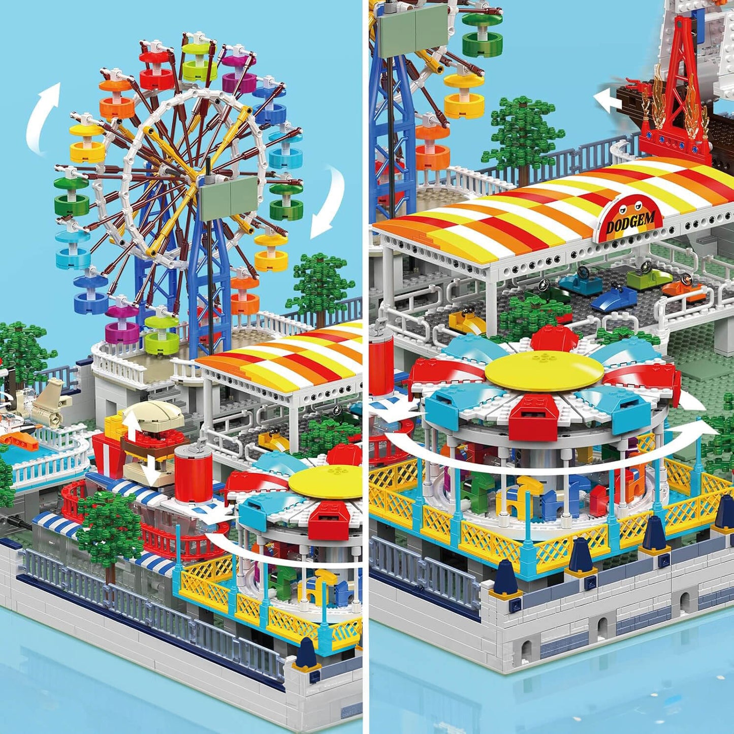 Motorized Amusement Park - Ultimate Edition | 5219pcs
