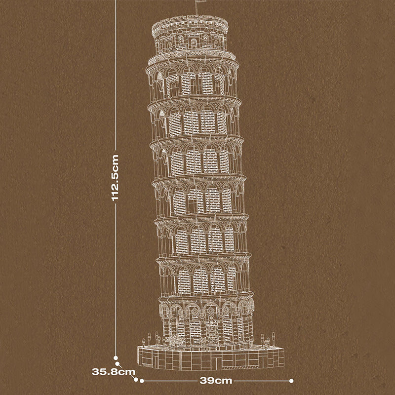 Monumental Tower of Pisa - Ultimate Edition | 7651pcs