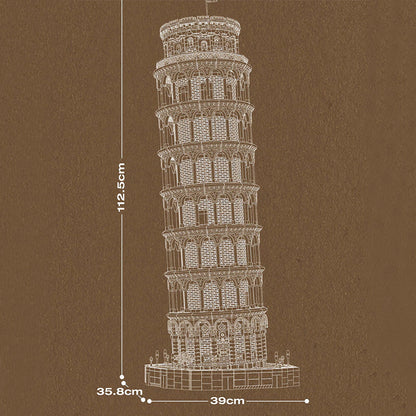 Monumental Tower of Pisa - Ultimate Edition | 7651pcs