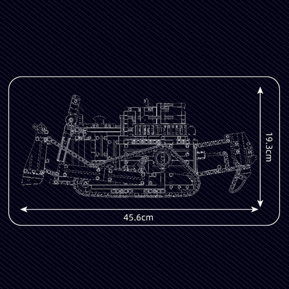 Construction Bulldozer Remote Control | 1507pcs