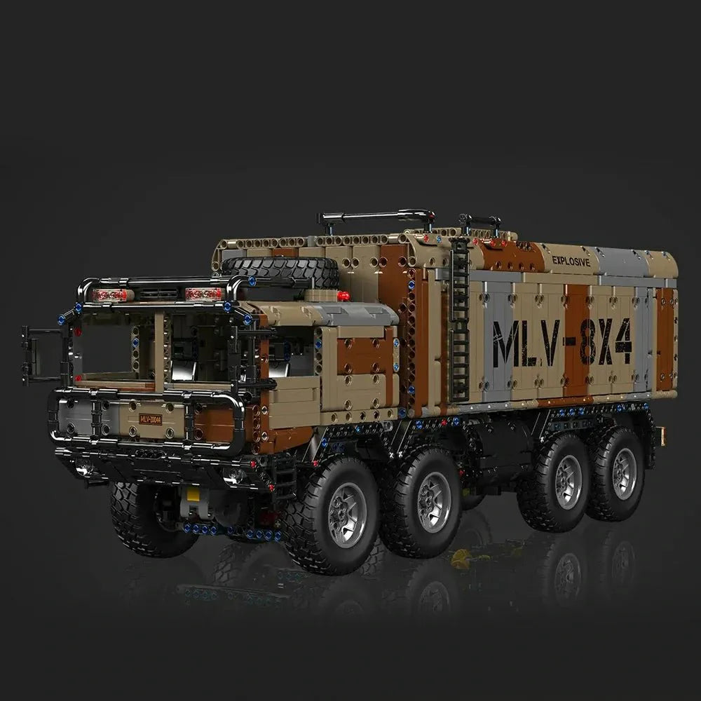 8x8 Desert Heavy Hauler | 3594pcs