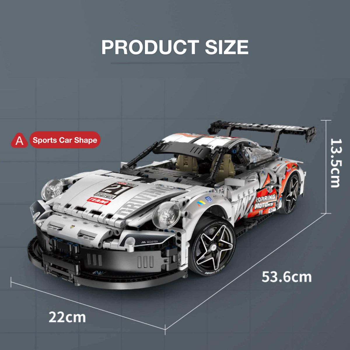 2-in-1 Transforming Sports Coupe | 1864pcs
