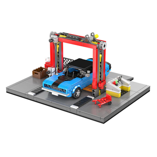 70s American Auto Repair Shop | 856pcs