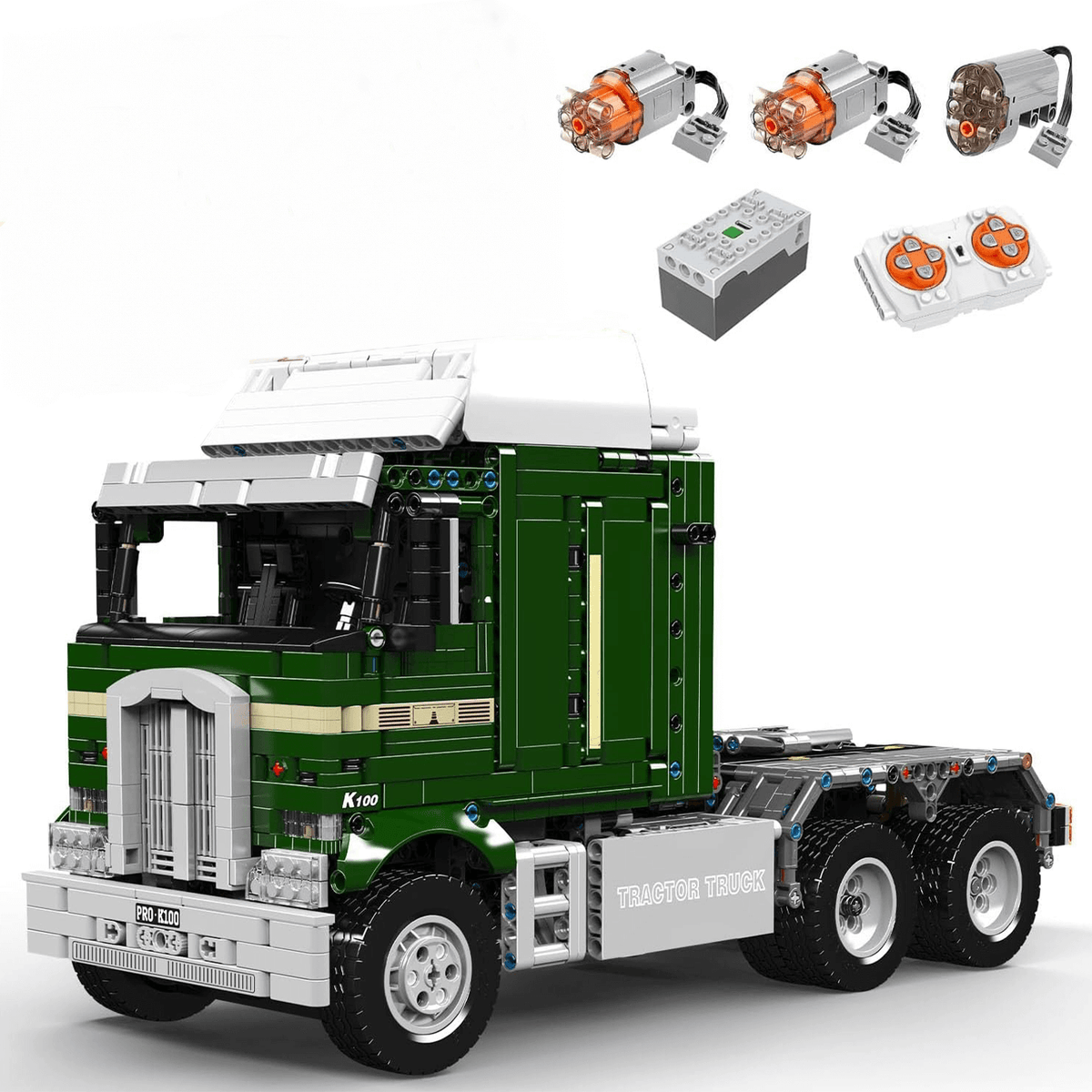 70s Cabover Truck Remote Control | 2180pcs