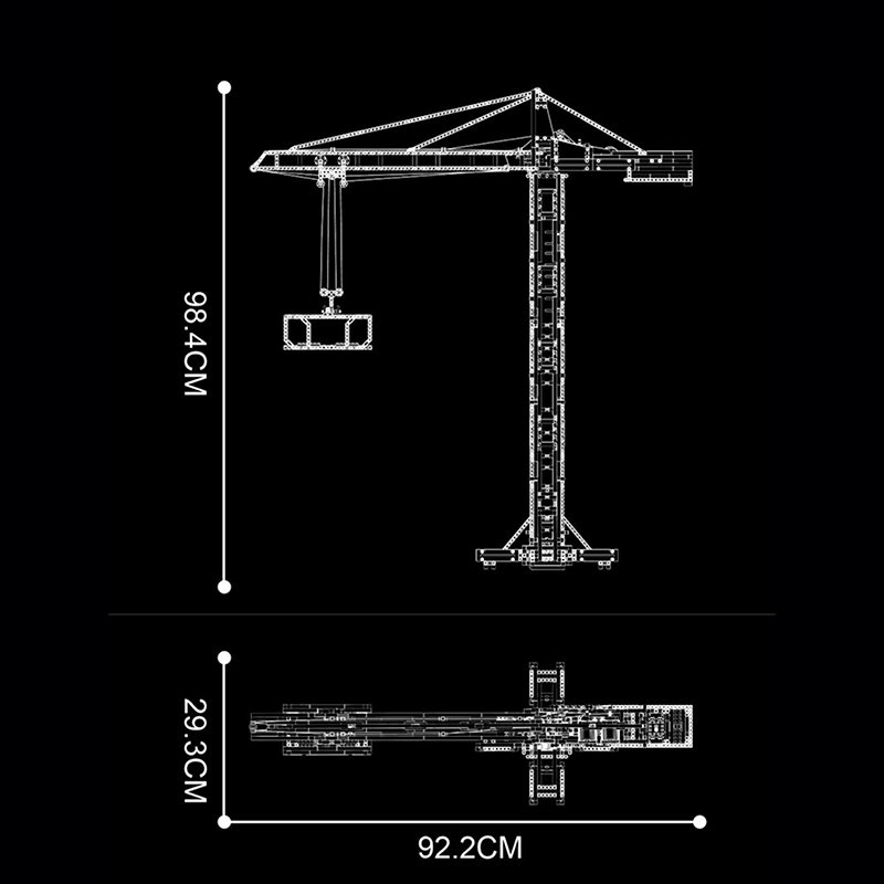 Tower Crane Remote Control | 1796pcs