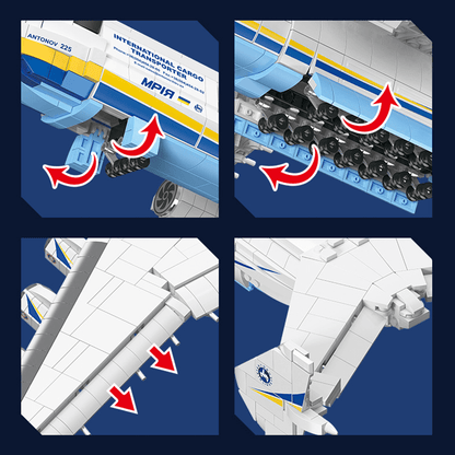 Antonov An-225 Giant Cargo Plane | 1727pcs