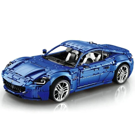 Maserati GranTurismo Blue Edition Supercar Building Blocks – 5,480 pieces – supercar collector model