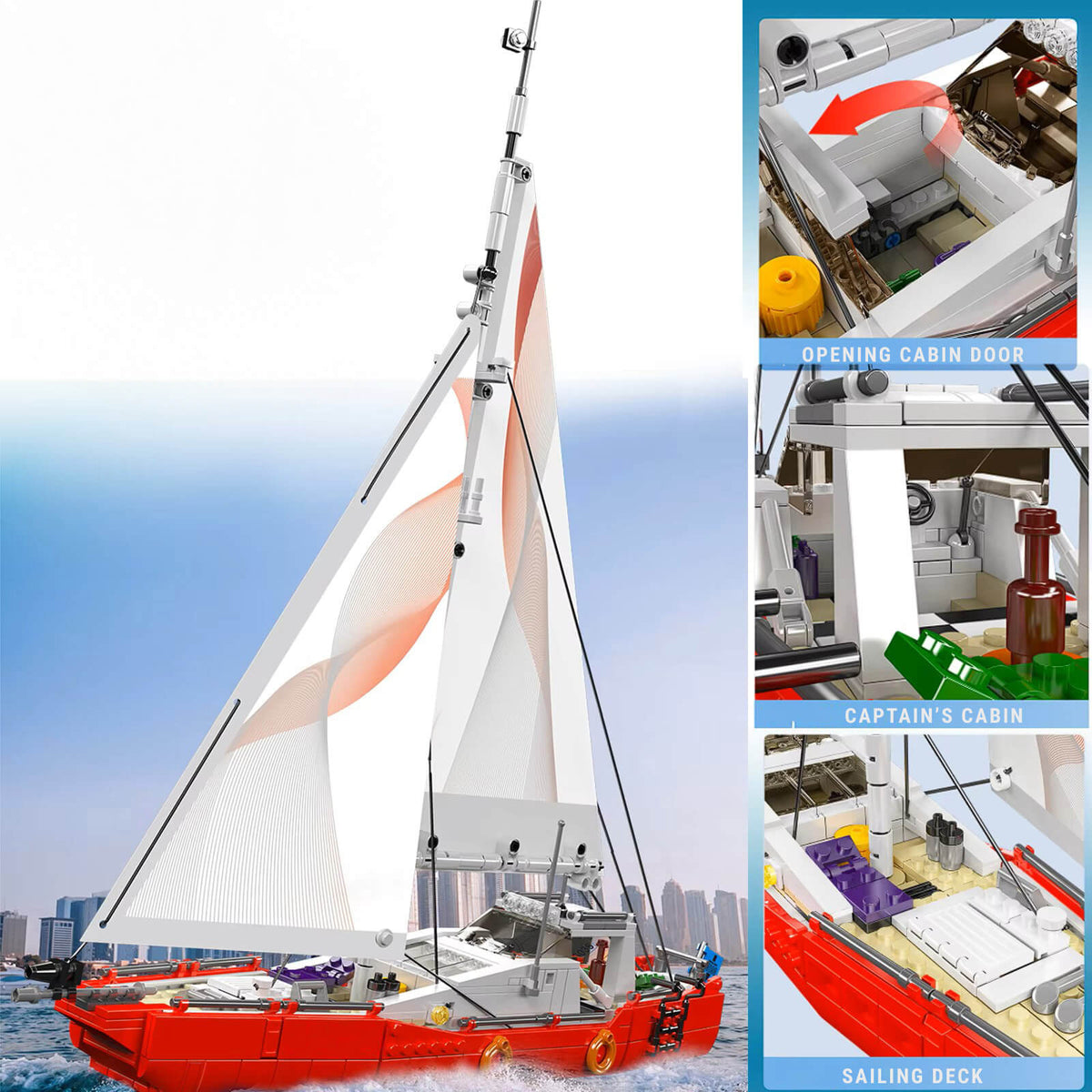 Bluewater Ocean Sailboat | 766pcs