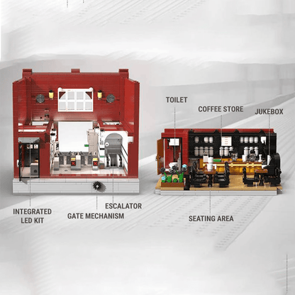 Brickadilly Circus London Station | 1835pcs